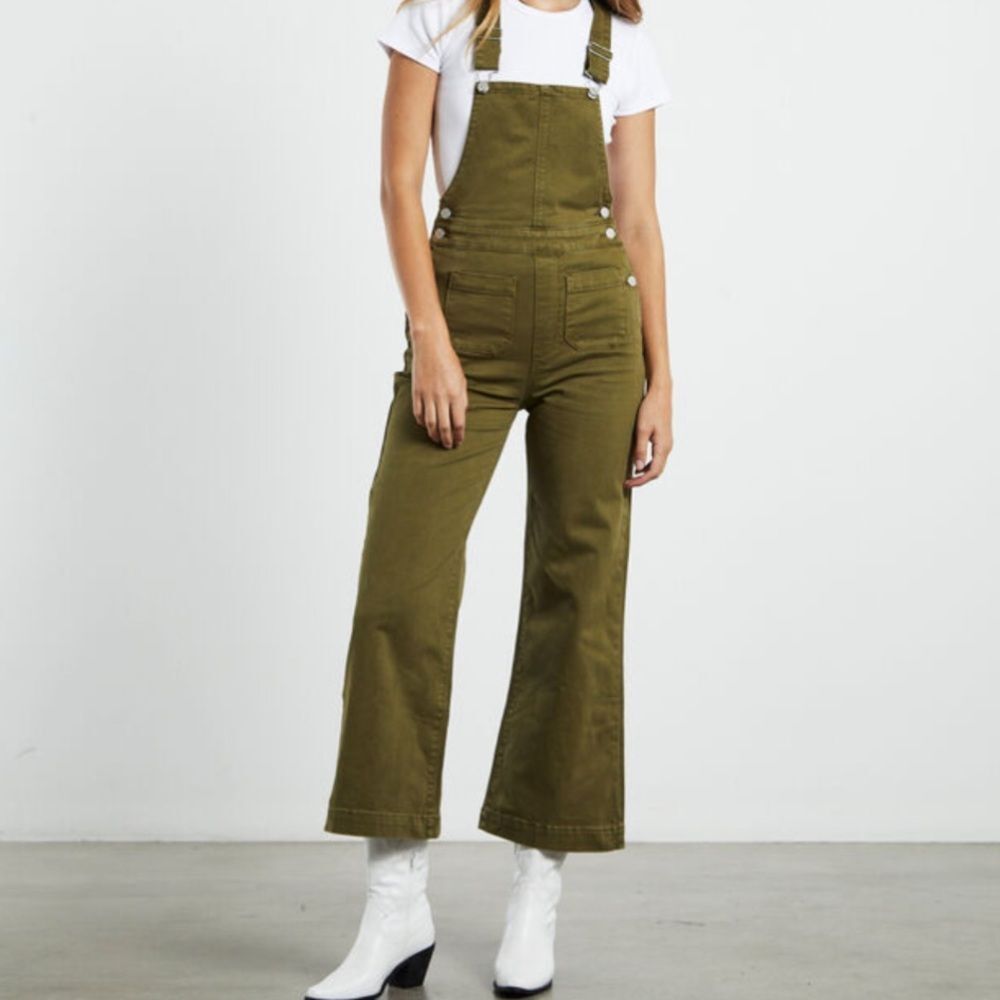 ROLLAS Sailor Overall Pants Army Green Size Small